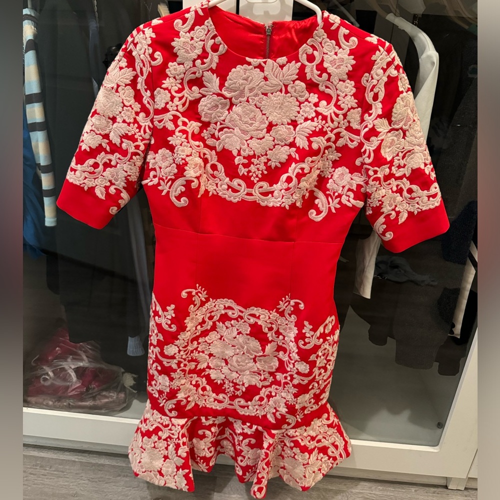 intricately crafted dress, size XS or S 34